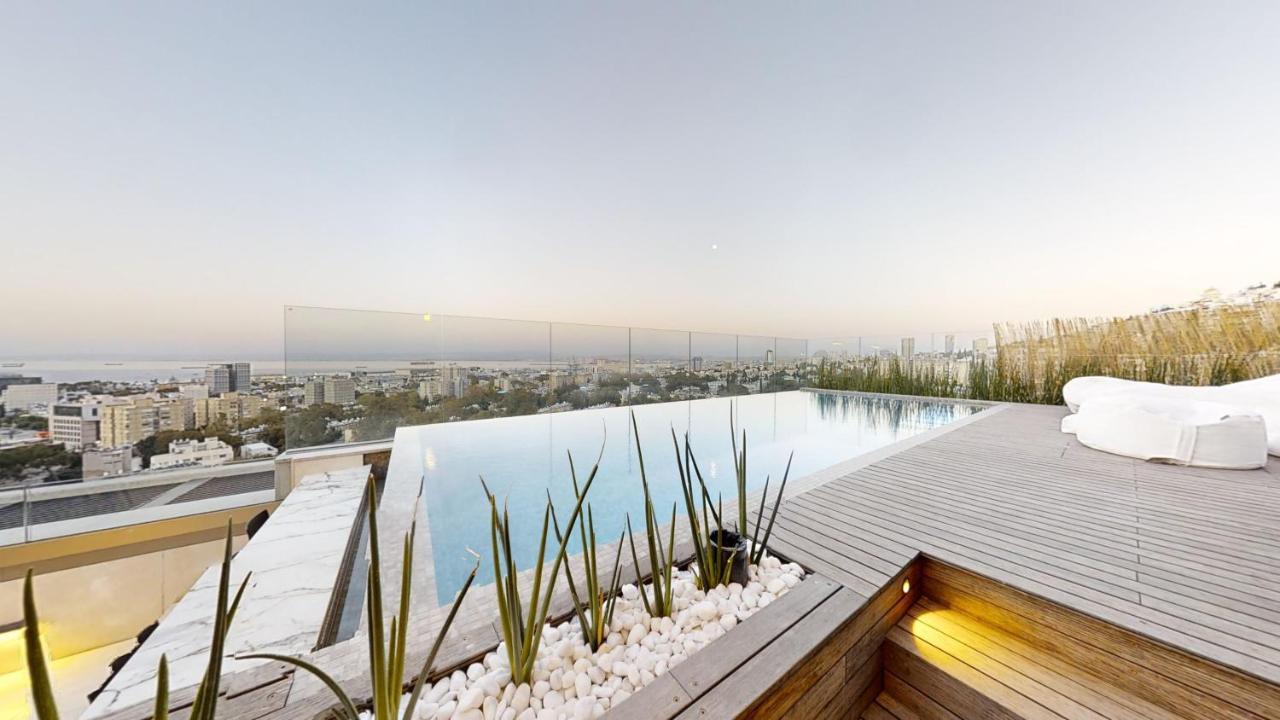 Serene - Infinity Cview Pool - 4 Bedrooms Luxury Penthouse ไฮฟา ภายนอก รูปภาพ