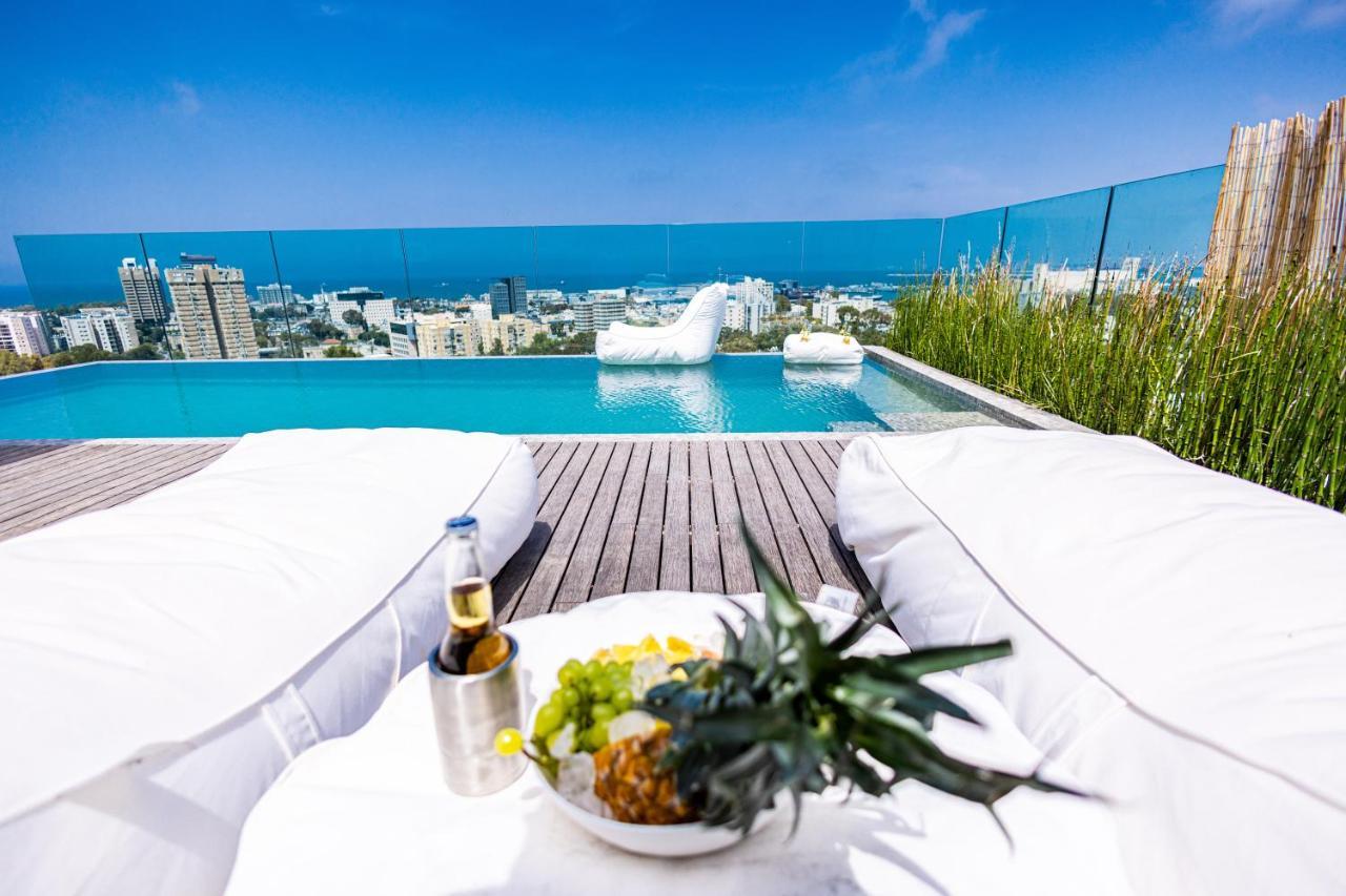 Serene - Infinity Cview Pool - 4 Bedrooms Luxury Penthouse ไฮฟา ภายนอก รูปภาพ