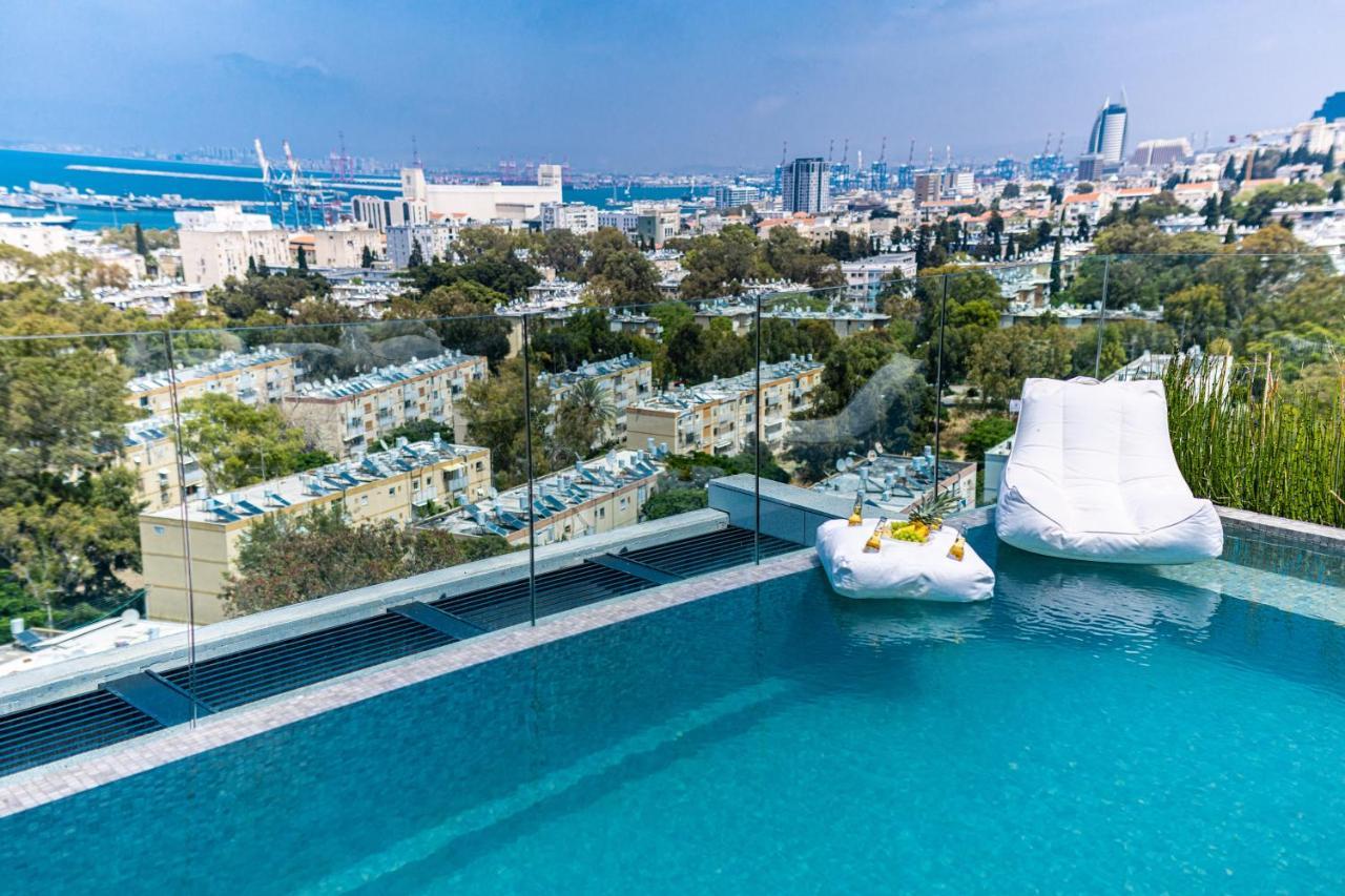 Serene - Infinity Cview Pool - 4 Bedrooms Luxury Penthouse ไฮฟา ภายนอก รูปภาพ